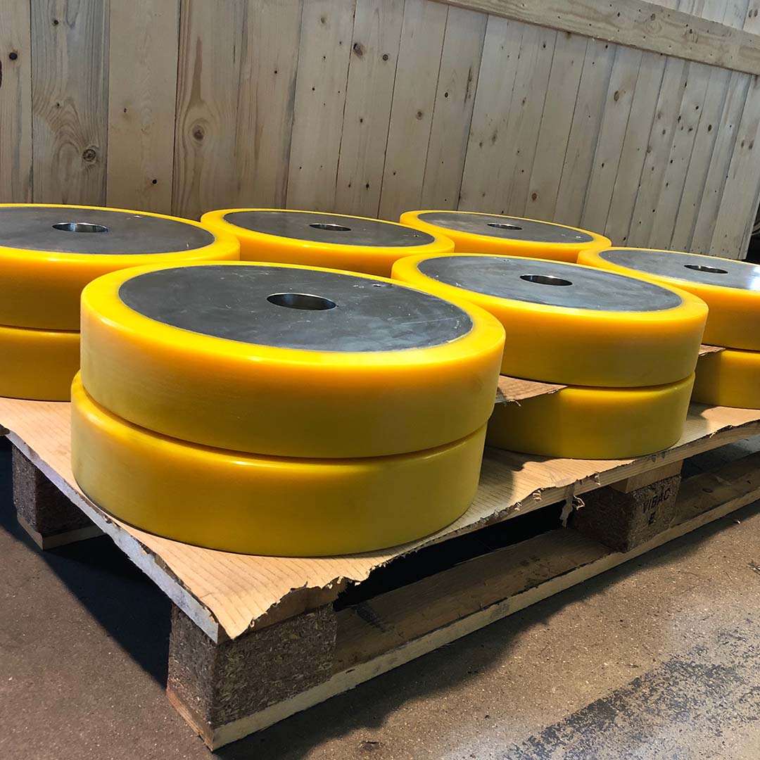 Polyurethane rollers 11